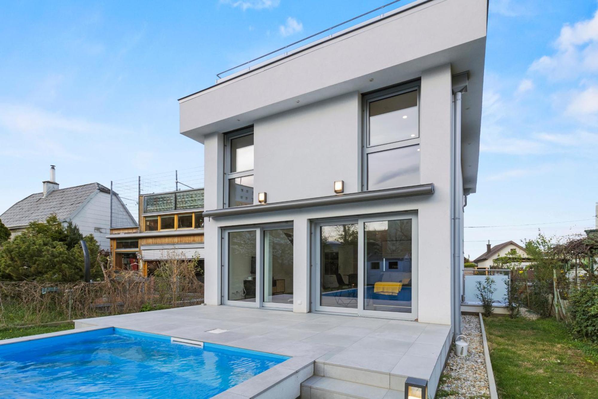 Villa Jaeger Mit Pool In Wien Экстерьер фото