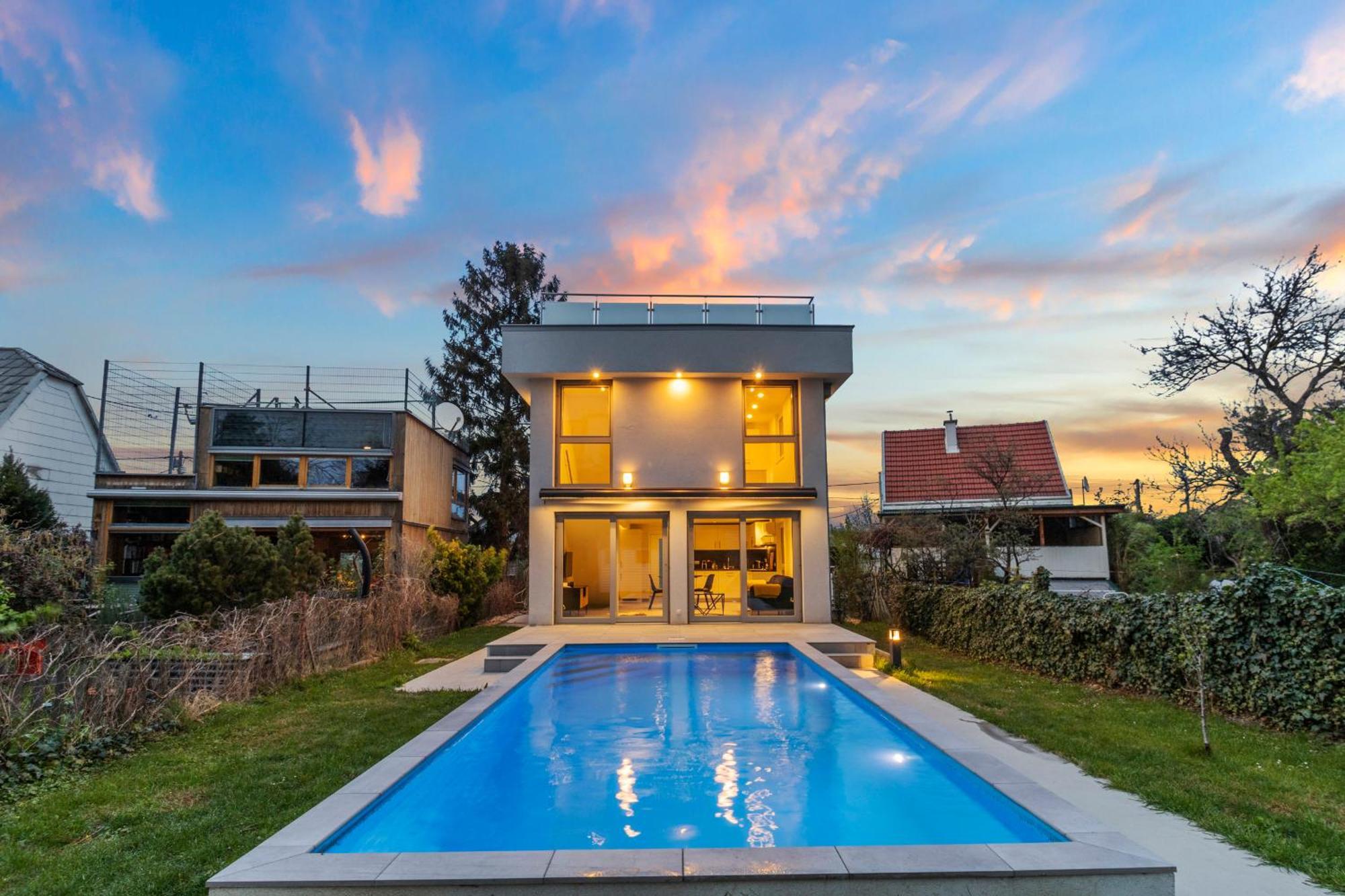 Villa Jaeger Mit Pool In Wien Экстерьер фото