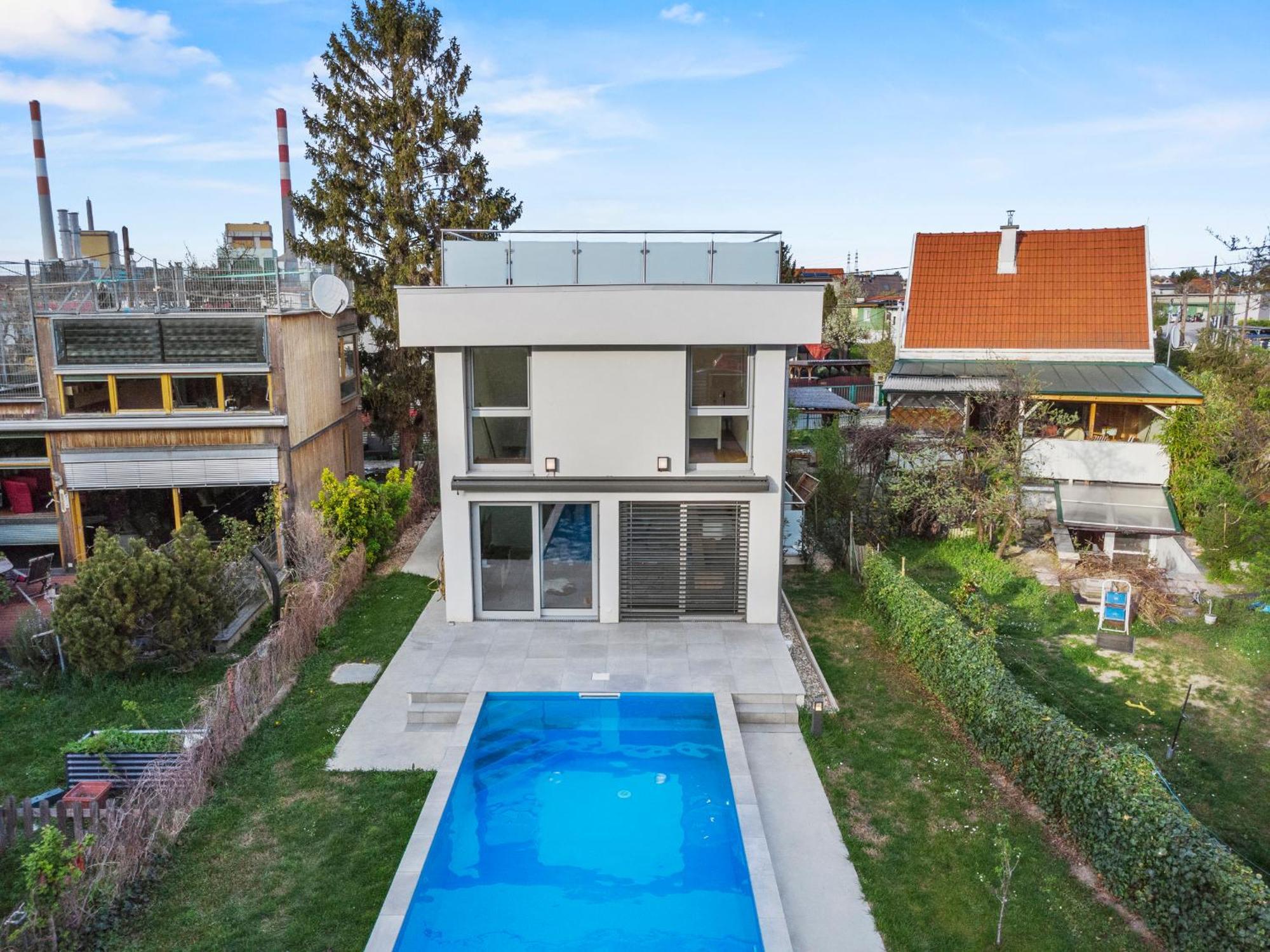 Villa Jaeger Mit Pool In Wien Экстерьер фото